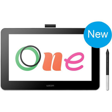 Wacom One Pen Display - Graphics Tablet - 133 - 1160 29464 mm x 650 16510 mm Cable - 4096 Pressure Level - Pen - HDMI - PC DTC133W0A