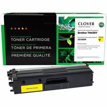 CIG Remanufactured Ultra High Yield Laser Toner Cartridge - Alternative for Brother TN439Y TN439Y - Yellow Each - 9000 Pages 201089P