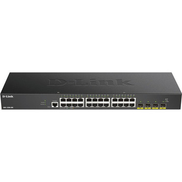 D-Link 28-Port 10-Gigabit Smart Managed Switch - 28 Ports - Manageable - 3 Layer Supported - Modular - 3060 W Power Consumption - - - DGS-1250-28X-6KV