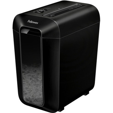 Fellowes LX65 Cross-cut Shredder - Non-continuous Shredder - Cross Cut - 10 Per Pass - for shredding Staples Paper Paper Clip Card 4400301