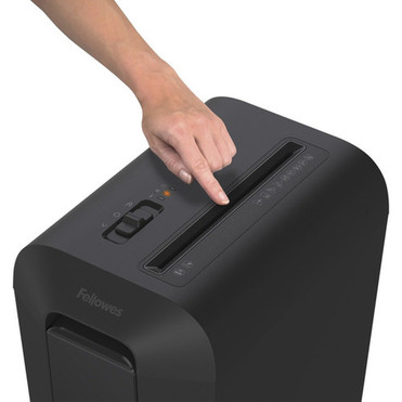 Fellowes LX65 Cross-cut Shredder - Non-continuous Shredder - Cross Cut - 10 Per Pass - for shredding Staples Paper Paper Clip Card 4400301