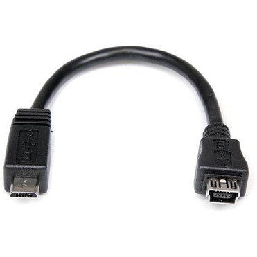 StarTechcom_6in_Micro_USB_to_Mini_USB_Adapter_Cable_MF_-_USB_for_Cellular_Phone_-_6_-_1_Pack_-_1_x_Type_B_Female_Mini_USB_-_1_x_B_-_UUSBMUSBMF6