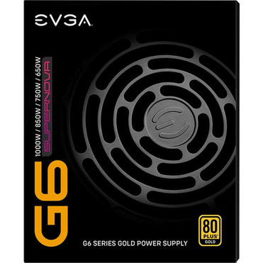 EVGA 650W Gold Switching Power Supply - Internal - 120 V AC 230 V AC Input - 33 V DC 5 V DC 12 V DC -12 V DC Output - 650 W - 1 - 220-G6-0650-X1