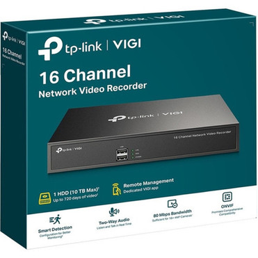 TP-Link 16 Channel Network Video Recorder - Network Video Recorder - HDMI VIGI NVR1016H