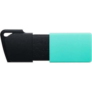 Kingston DataTraveler Exodia M USB Flash Drive - 256 GB - USB 32 Gen 1 Type A - Black Teal - 5 Year Warranty - 1 Pack DTXM256GB