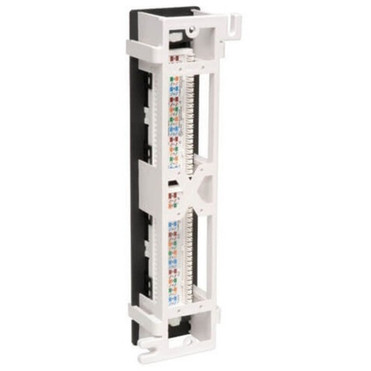 Tripp Lite 12-Port Cat5e Cat5 Wall Mount Patch Panel 568B 110 Punch TAA - 12 x RJ-45 N050-012