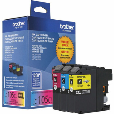 Brother Innobella LC1053PKS Original Ink Cartridge - Inkjet - High Yield - 1200 Pages Cyan 1200 Pages Magenta 1200 Pages Yellow - - LC1053PKS