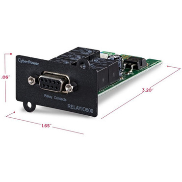 CyberPower RELAYIO500 Remote Power Management Adapter - Mini Slot - Serial RELAYIO500