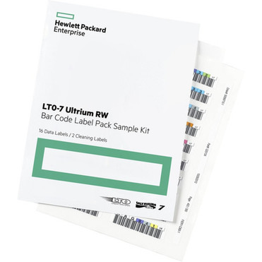 HPE LTO-7 Ultrium RW Bar Code Label Pack Q2014A