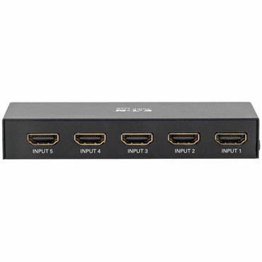 Tripp Lite by Eaton B119-005-UHD 5-Port HDMI Switch with Remote - 4K x 2K UHD  60 Hz - 3840  2160 - 4K - 5 x 1 - Display Home - 1 x B119-005-UHD