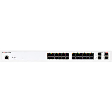 Fortinet FortiSwitch 124E-F-POE Ethernet Switch - 24 Ports - Manageable - Gigabit Ethernet - 1000Base-X 101001000Base-T - 2 Layer - FS-124E-FPOE
