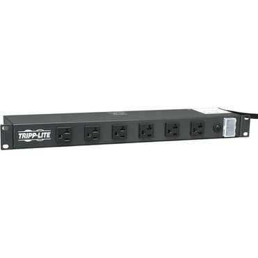 Tripp Lite Power Strip Rackmount Metal 120V 5-20R 12 Outlet 15 Cord 1URM - NEMA 5-20P - 12 NEMA 5-20R - 457m RS1215-20