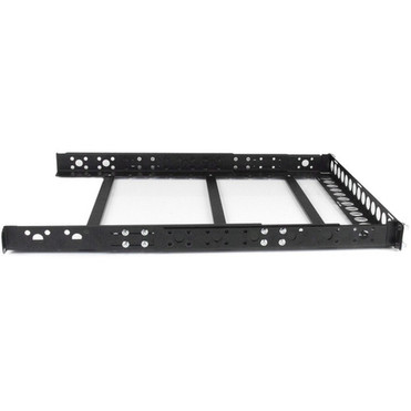 StarTechcom 1U Fixed 19 Adjustable Depth Universal Server Rack Rails - Mount 19 Servers or Networking Hardware in any Standard Rack UNIRAILS1U
