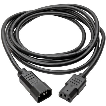 Tripp Lite 10ft Computer Power Cord Extension Cable C14 to C13 10A 18AWG 10 - For Computer - 250 V AC  10 A - Black - 10 ft Cord -  P004-010