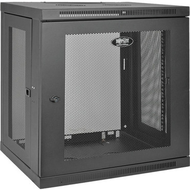 Tripp_Lite_SmartRack_12U_Wall-Mount_Rack_Enclosure_Cabinet_-_12U_Rack_Height_x_19_48260_mm_Rack_Width_-_Wall_Mountable_-_Black_-_SRW12U