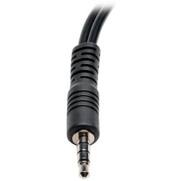 Tripp Lite 6in Audio Splitter 2x3 Position to 4-Position 35mm 6 - 6 Mini-phone Audio Cable for Audio Device Notebook Speaker - 1 P318-06N-MFF