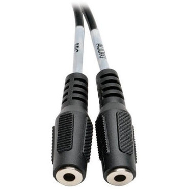Tripp Lite 6in Audio Splitter 2x3 Position to 4-Position 35mm 6 - 6 Mini-phone Audio Cable for Audio Device Notebook Speaker - 1 P318-06N-MFF