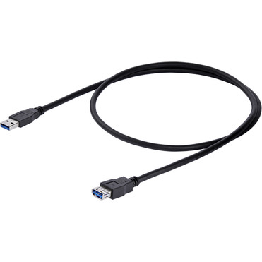 StarTechcom_1m_Black_SuperSpeed_USB_30_Extension_Cable_A_to_A_-_MF_-_33_ft_USB_Data_Transfer_Cable_-_First_End_1_x_Type_A_Male_-_USB3SEXT1MBK