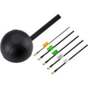 Taoglas Pantheon MA750 5in1 Permanent Mount GNSS 4G3G2G 2xMIMO Wi-Fi 2xMIMO - 698 MHz to 960 MHz 1710 MHz to 2170 MHz 2300 MHz - MA750BABICG003