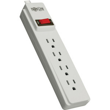 Tripp_Lite_Power_It_Power_Strip_with_4_Outlets_and_10-ft_Cord_-_NEMA_5-15P_-_4_x_NEMA_5-15R_-_10_ft_Cord_-_15_A_Current_-_120_V_AC_-_PS410