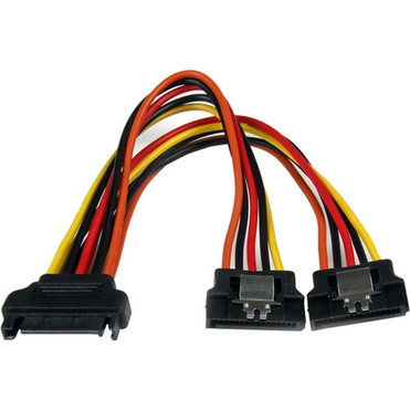 StarTechcom_6in_Latching_SATA_Power_Y_Splitter_Cable_Adapter_-_MF_-_6_-_SATA_-_SATA_PYO2LSATA