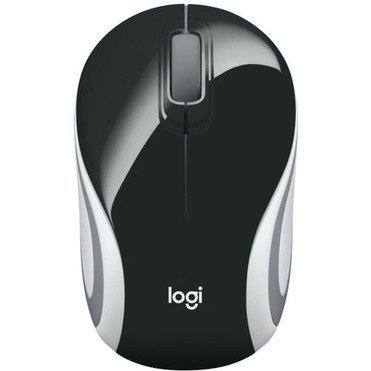 Logitech Wireless Mini Mouse M187 Ultra Portable 24 GHz with USB Receiver 1000 DPI Optical Tracking 3-Buttons PC  Mac  Laptop - 910-005459