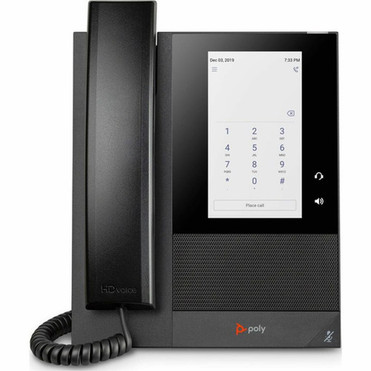 Poly CCX 400 IP Phone - Corded - Corded - Desktop Wall Mountable - Black  - 24 x Total Line - VoIP - 5 LCD - 2 x Network RJ-45 - 848Z9AAABA