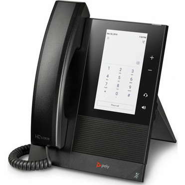 Poly CCX 400 IP Phone - Corded - Corded - Desktop Wall Mountable - Black  - 24 x Total Line - VoIP - 5 LCD - 2 x Network RJ-45 - 848Z9AAABA