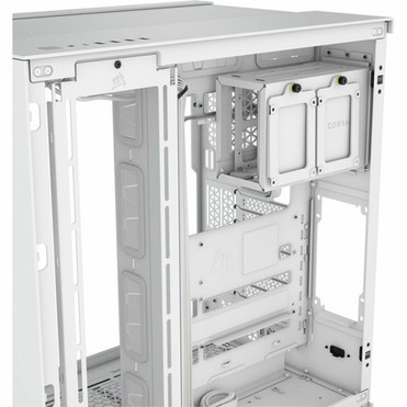 Corsair 6500D AIRFLOW Mid-Tower Dual Chamber PC Case - White - Mid-tower - White - Mesh Tempered Glass - 9 x Fans Supported - 2 x - CC-9011260-WW