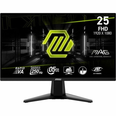 MSI MAG 255XFV 25 Class Full HD Gaming LED Monitor - 169 - Metallic Black - 245 Viewable - Rapid Vertical Alignment VA - LED - x MAG255XFV