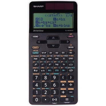 Sharp ELW535XGBWH Scientific Calculator 422 Functions - 422 Functions - LCD Display Durable Dual Power - 4 Lines - 16 Digits - LCD ELW535XGWH