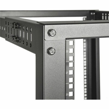 Rocstor SolidRack Open Frame 4-Post Adjustable Depth Rack - For IT Equipment Server Switch Router UPS Networking AV Equipment Y10E072-B1