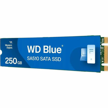 WD Blue SA510 WDS250G3B0B-00AXS0 250 GB Solid State Drive - M2 2280 Internal - SATA SATA600 - Desktop PC Notebook Device - 500 TB WDS250G3B0B-00AXS0