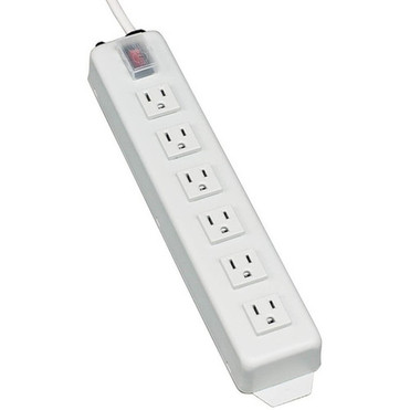 Tripp Lite Power It 6 Outlets Power Strip with Metal Housing - NEMA 5-15P - 6 NEMA 5-15R - 183m TLM606NC