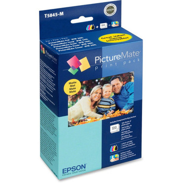 Epson Original Ink Cartridge - Inkjet - 100 Pages - Black Cyan Magenta Yellow - 1 Pack T5845-M Epson Original Ink Cartridge - Inkjet - 100 Pages - Black Cyan Magenta Yellow - 1 Pack T5845-M