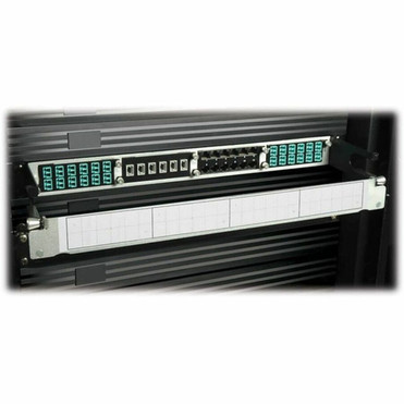 Tripp Lite High Density Copper Fiber Enclosure Panel 4-Cassette Capacity 1U - 4 - 4 Ports - 4 x RJ-11 - 1U High - Black - 19 Wide - N484-01U Tripp Lite High Density Copper Fiber Enclosure Panel 4-Cassette Capacity 1U - 4 - 4 Ports - 4 x RJ-11 - 1U High - Black - 19 Wide - N484-01U