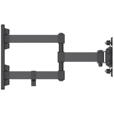 Manhattan TV  Monitor Mount Wall Full Motion 1 screen Screen Sizes 13-27  Black VESA 75x75 to 100x100mm 20kg Tilt  Swivel 461382