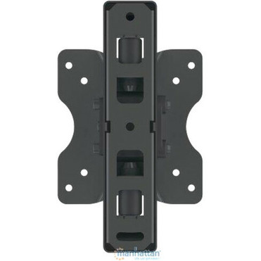 Manhattan TV  Monitor Mount Wall Full Motion 1 screen Screen Sizes 13-27  Black VESA 75x75 to 100x100mm 20kg Tilt  Swivel 461382