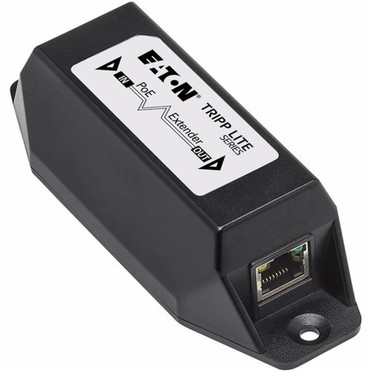 Tripp Lite series NPOE-EXT-1G30 Network Extender - 2 x Network RJ-45 - 32808 ft 100000 mm Extended Range - Plastic - Black NPOE-EXT-1G30