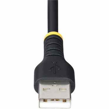 StarTechcom 33ft 1m Rugged USB Multi Charging Cable USB to LightningMicro-USBType-C Apple MFi Aramid Jacket 3-in-1 Charger - RLTCUB1MBK