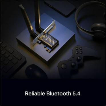 TP-Link Archer TBE400E IEEE 80211abgnacaxbe Bluetooth 54 Tri Band Wi-FiBluetooth Combo Adapter for Computer - PCI Express - - ARCHER TBE400E