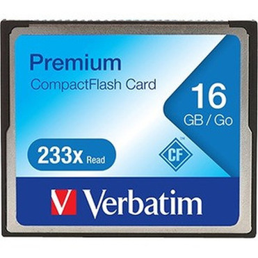 Verbatim_16GB_66X_Premium_Compact_Flash_Memory_Card_-_1_Card1_Pack_-_233x_Memory_Speed_97982 Verbatim_16GB_66X_Premium_Compact_Flash_Memory_Card_-_1_Card1_Pack_-_233x_Memory_Speed_97982