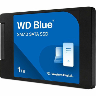 WD Blue SA510 WDS100T3B0A-00AXR0 1 TB Solid State Drive - 25 Internal - SATA - Desktop PC Notebook Device Supported - 400 TB TBW WDS100T3B0A-00AXR0