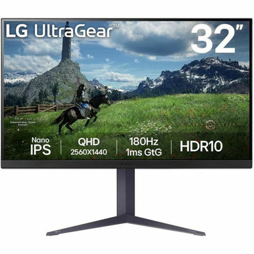 LG UltraGear 32GS85Q-B 32 Class WQHD Gaming LCD Monitor - 169 - Black - 315 Viewable - Nano In-plane Switching Nano IPS - 2560 x 32GS85Q-B