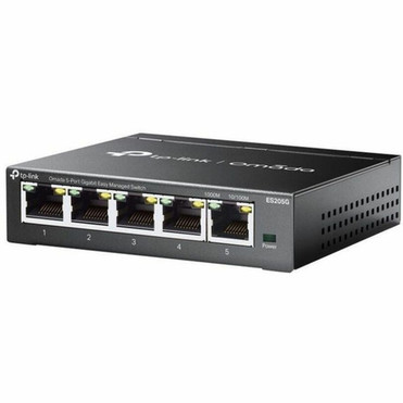TP-Link Omada 5-Port Gigabit Easy Managed Switch - 5 Ports - Manageable - Gigabit Ethernet - 101001000Base-T - 2 Layer Supported - - ES205G