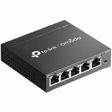 TP-Link Omada 5-Port Gigabit Easy Managed Switch - 5 Ports - Manageable - Gigabit Ethernet - 101001000Base-T - 2 Layer Supported - - ES205G