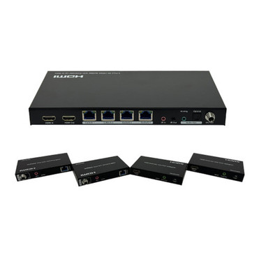 1x4 HDMI Splitter Extender - 60m 4K 60Hz 444 with Loop out  Receivers