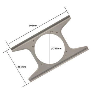 T-Bar Tile Reinforce Bridge for Ceiling Speakers - Metal - For 65 inch 70V Speaker