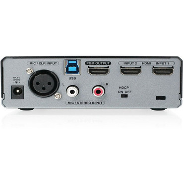 IOGEAR UpStream Pro Dual Video Capture Adapter - Functions Video Capturing Video Streaming Video Mixing - USB Type B - 3840 x 2160 GUV322