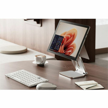Kensington Elevated Stand for Surface - Desktop - Platinum - For Tablet Workstation Office Keyboard Storage Industrial Notebook K58277WW